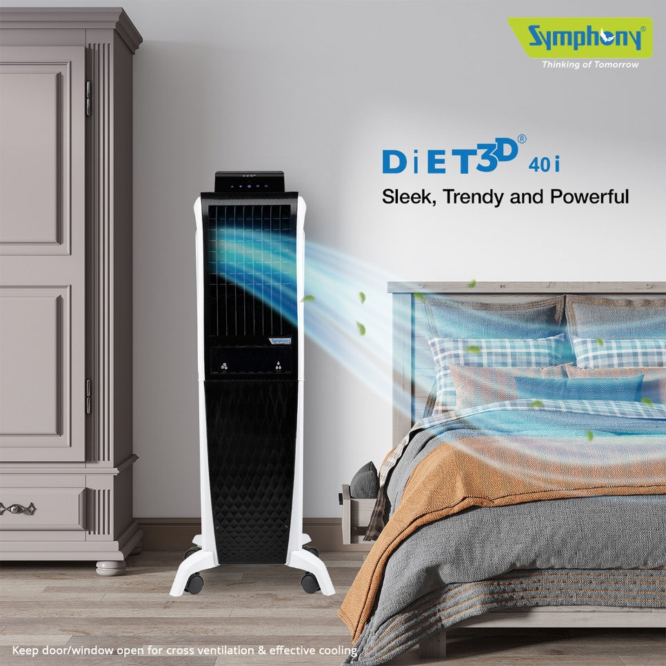 SYMPHONY DIET 3D 40i 40L Tower Air Cooler | Air Cooler in Dar Tanzania