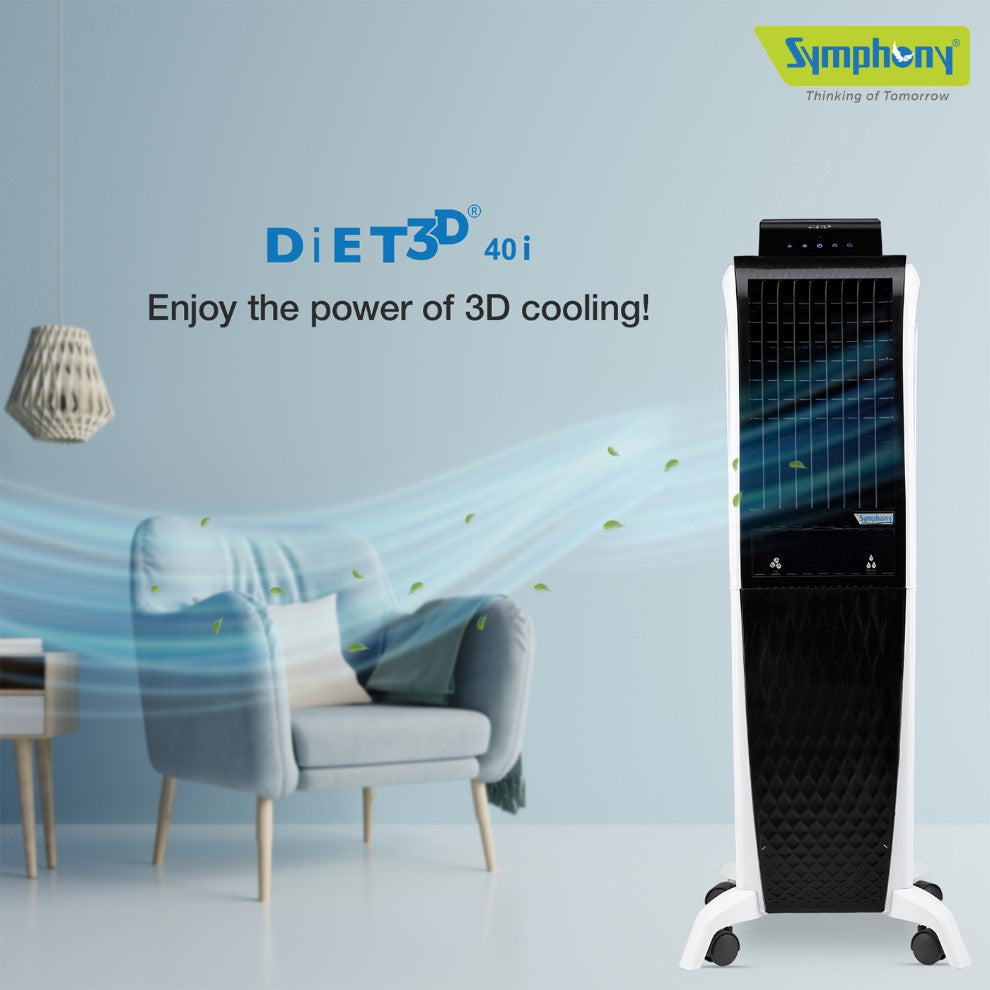 SYMPHONY DIET 3D 40i 40L Tower Air Cooler | Air Cooler in Dar Tanzania