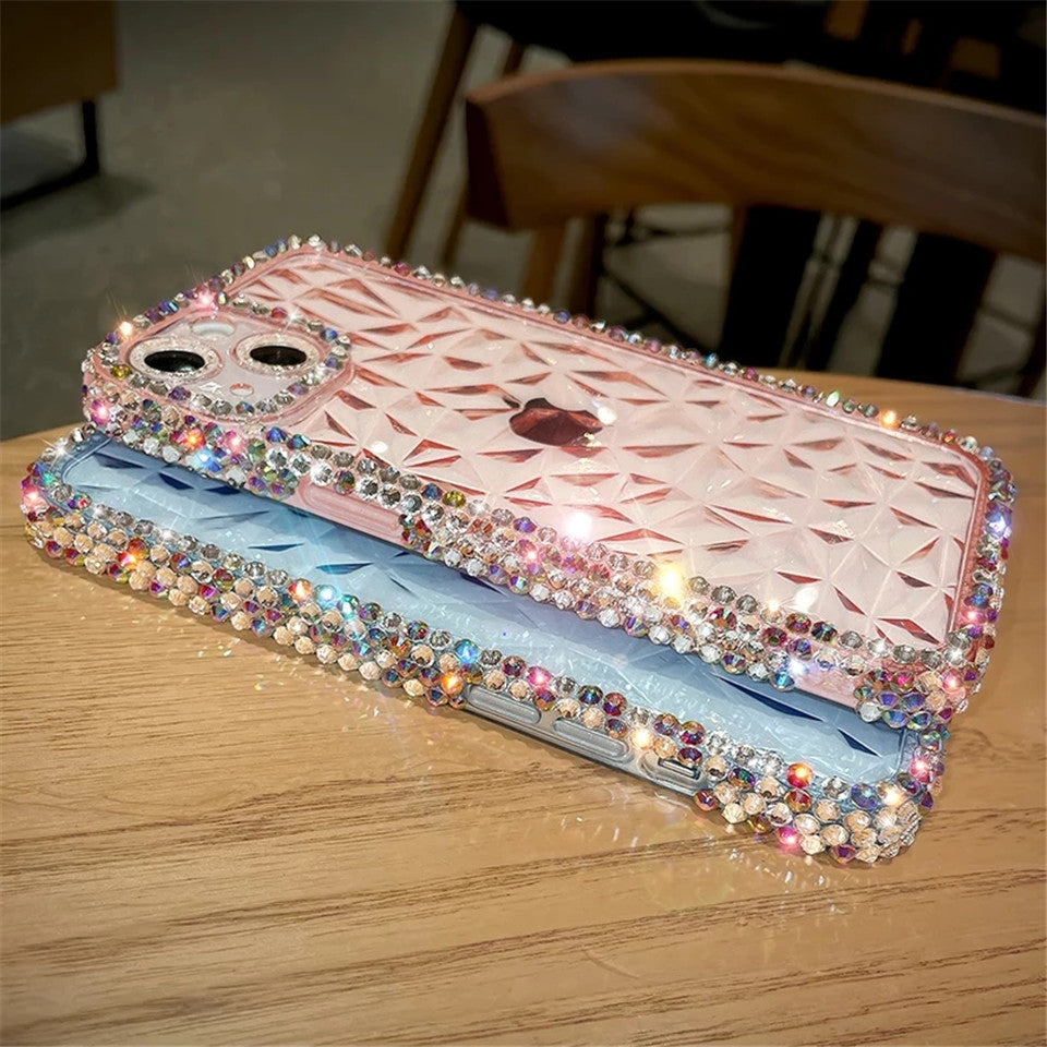 Luxury Bling Diamond Silicon Case for iPhone