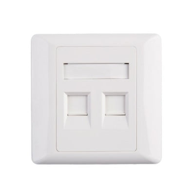 EVI Dual 2 Port Face Plate | Network face plate in Dar Tanzania