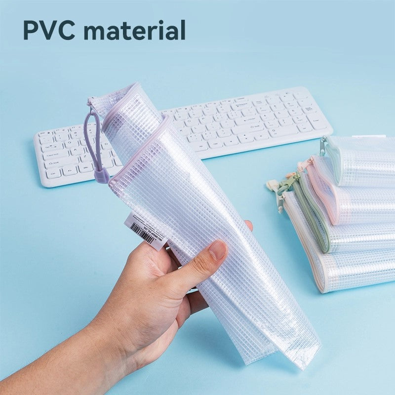 DELI PVC Gridding Zipper bag A4 | Zipper bags in Dar Tanzania