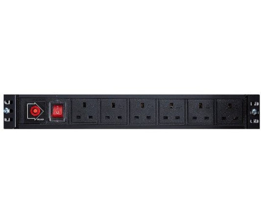 EVI PDU, Basic, 19 Inch, 6 UK sockets, UK plug | PDU in Dar Tanzania