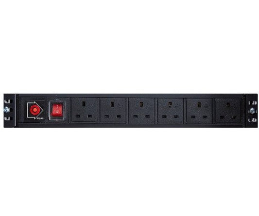 EVI PDU, Basic, 19 Inch, 6 UK sockets, C14 plug | PDU in Dar Tanzania