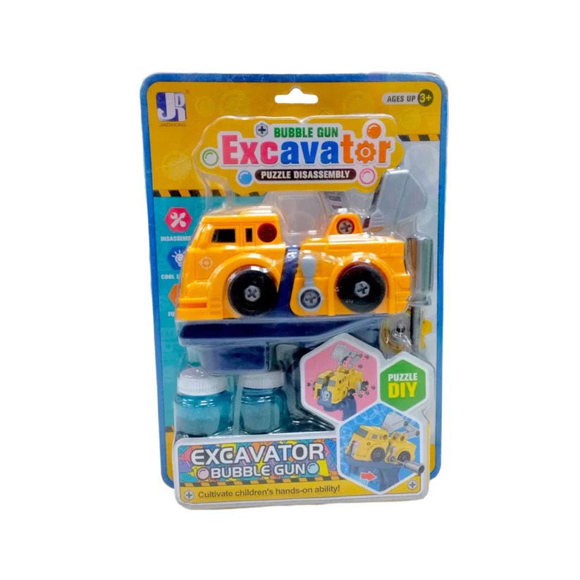 Excavator DIY assembly Truck Bubble Gun | Bubble toys in Dar Tanzania