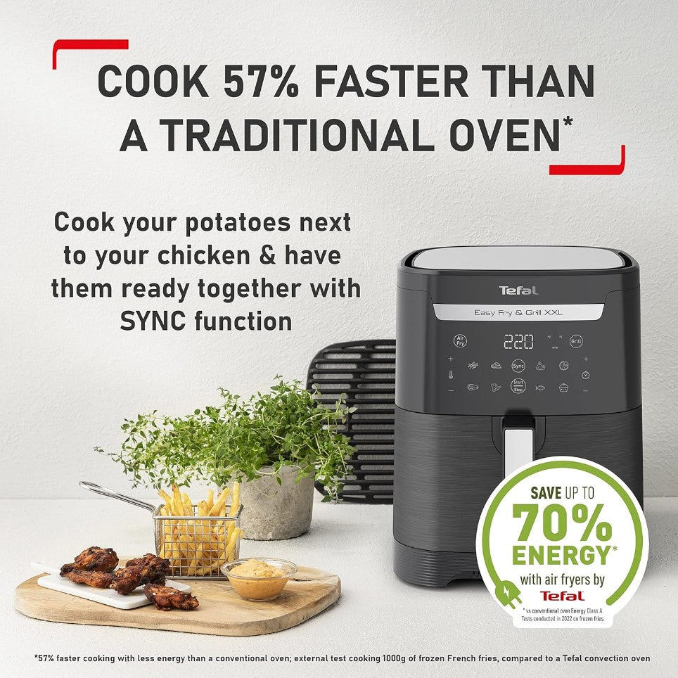 TEFAL 2 in 1 6.5L XXL Airfryer EY801827 | Air fryer in Dar Tanzania