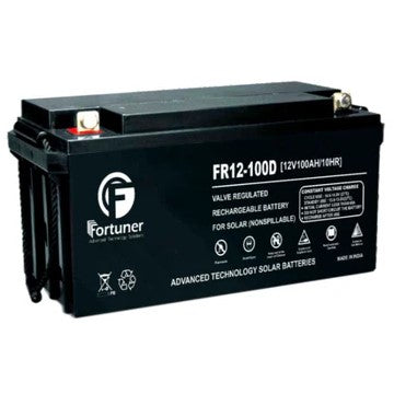 FORTUNER Solar VRLA 100Ah, Solar Equipment, Inverter Battery in Tanzania