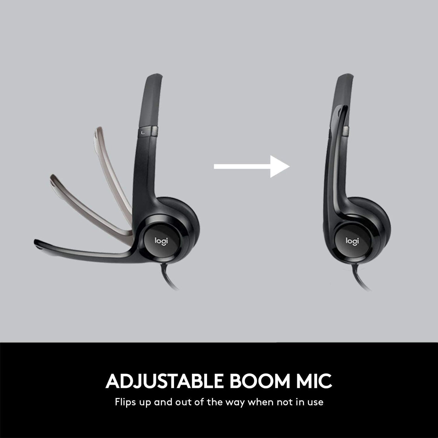 Logitech H390 Wired USB Headset With Mic | Headphones in Dar Tanzania