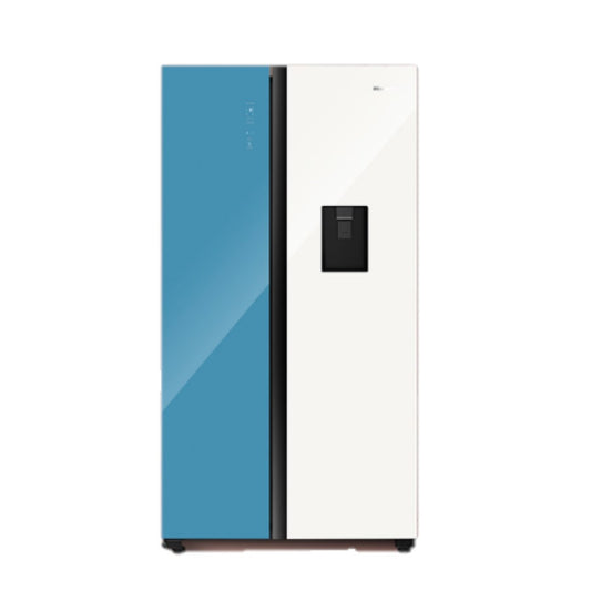 HISENSE 508 Lt Cross Door Blue Fridge with Water Dispenser H670SDBL-WD