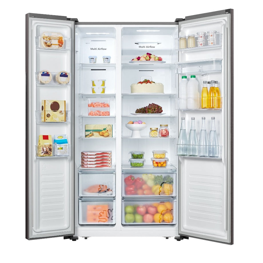 HISENSE 508 Lt Cross Door Blue Fridge with Water Dispenser H670SDBL-WD