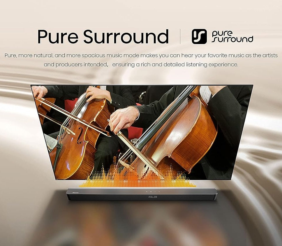 HISENSE HS212F 120w Sound Bar & Wireless Subwoofer | Dar Tanzania