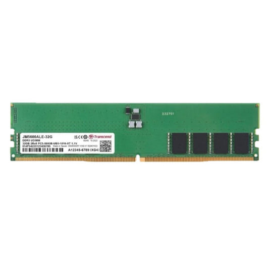 TRANSCEND 32GB DDR5-5600 RAM JM5600ALE-32G | DDR5 Ram in Dar Tanzania