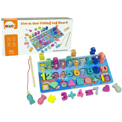 MONTESSORI 5 in 1 Fishing Log Board | Educational toys in Tanzania