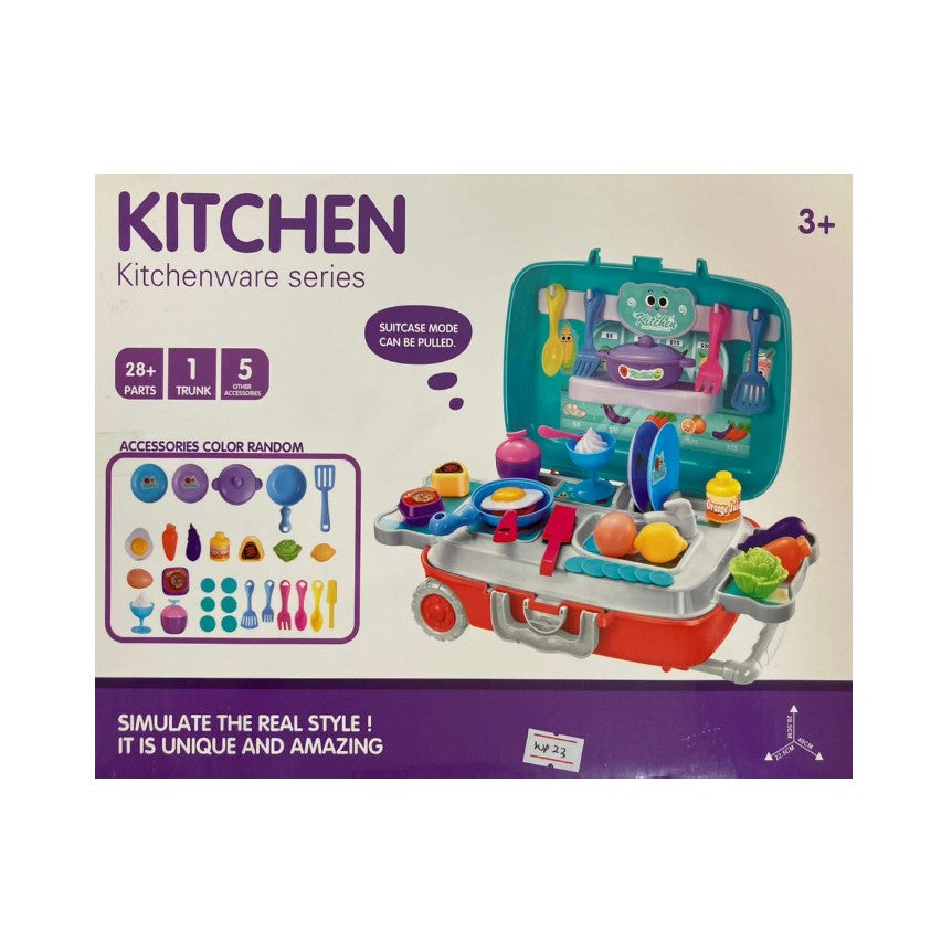 Kitchenware Series Kitchen In Suitcase 34pc Playset | Toys in Tanzania