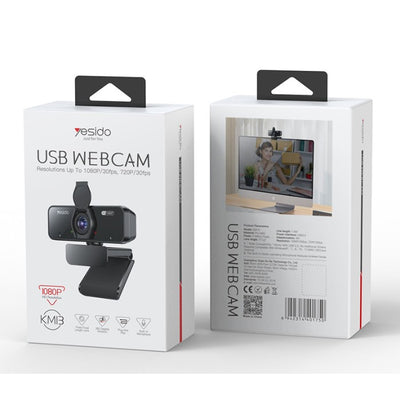 YESIDO 1080p, Built-in Mic, USB Webcam, KM13 | Webcam in Tanzania