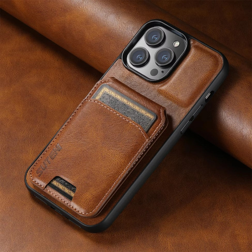 PU Leather Magnetic Card Wallet iPhone Cover in Dar Tanzania