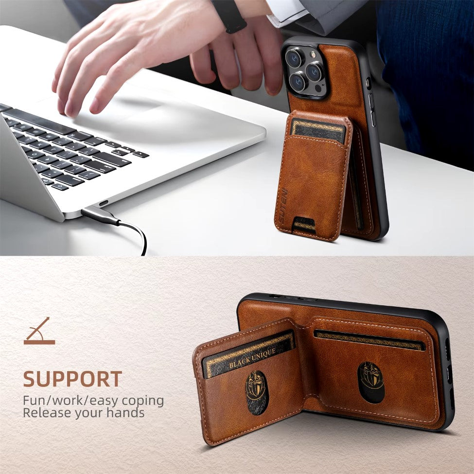 PU Leather Magnetic Card Wallet iPhone Cover in Dar Tanzania
