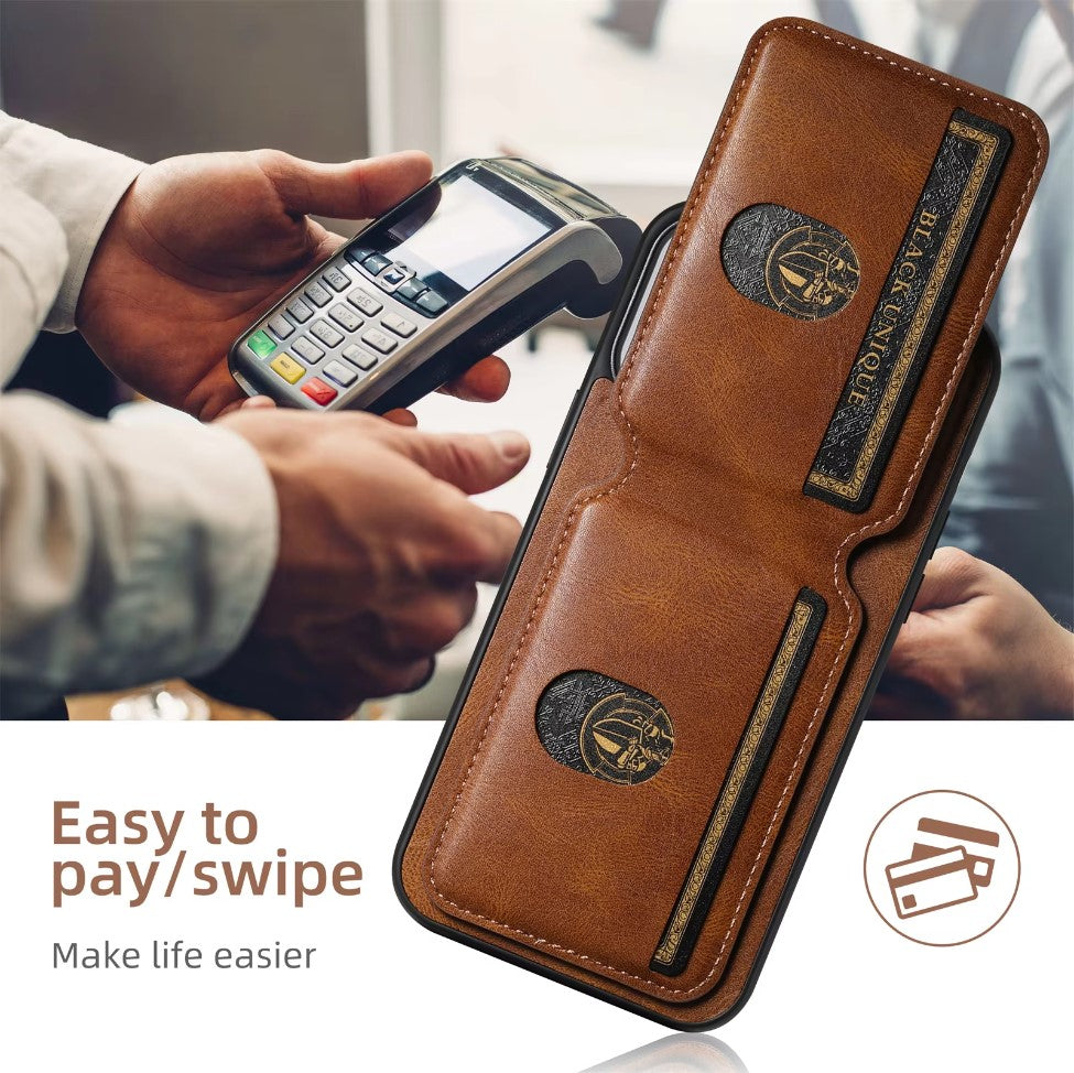 PU Leather Magnetic Card Wallet iPhone Cover in Dar Tanzania