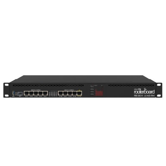 MIKROTIK RouterBOARD 1U, 10 Gigabit Ethernet Router RB3011UiAS-RM