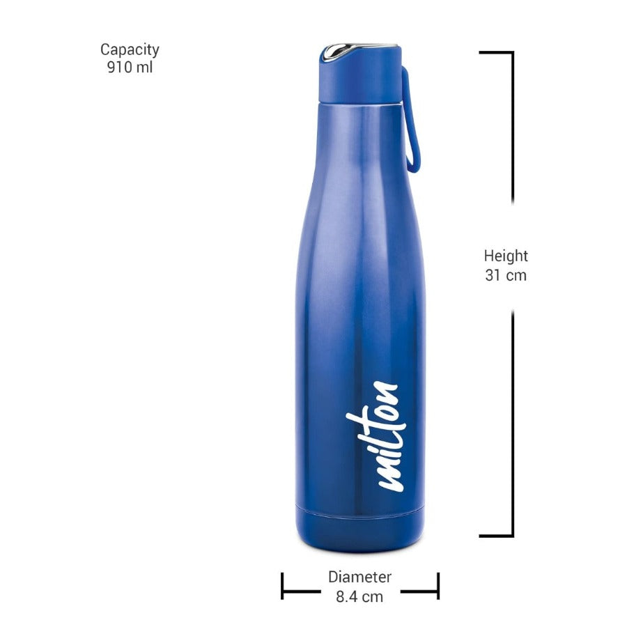MILTON Fame1000 Blue ThermoSteel Vacuum Insulated Bottle 910ml