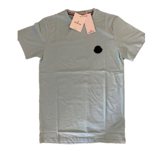 Moncler Blue Cotton T-shirt | T-shirts in Dar Tanzania