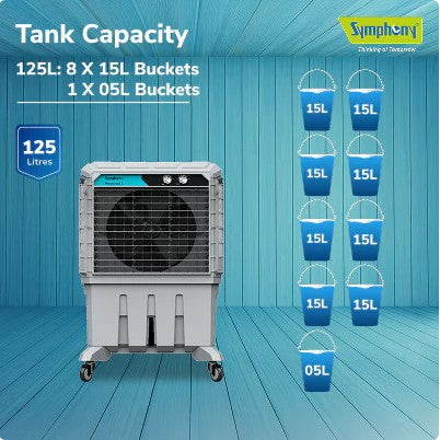 SYMPHONY MOVICOOL 125L Large Air Cooler | Air Coolers in Dar Tanzania