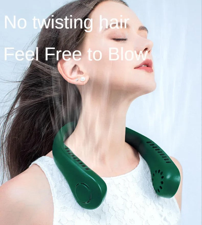 Portable Rechargeable Black Neck Hanging Air Cooler in Dar Tanzania