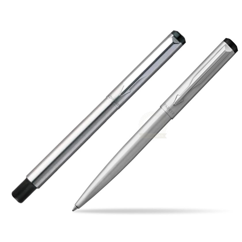 Silver Rollerball and Ballpoint PARKER Vector Pen Set | Tanzania