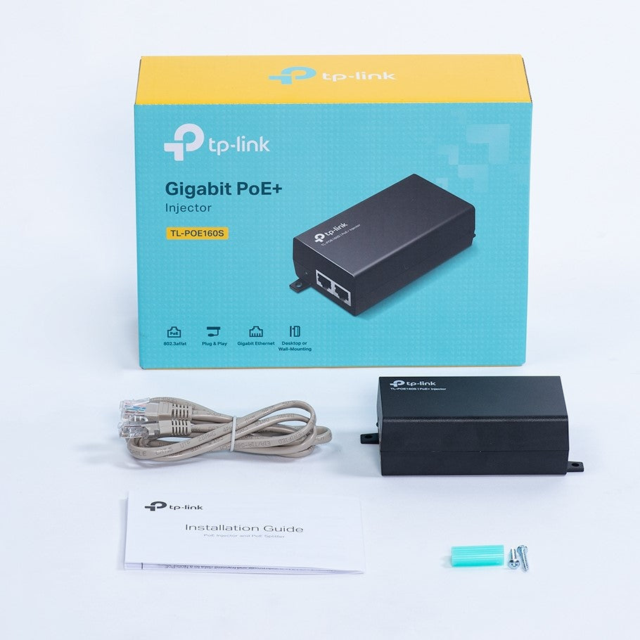 TP-LINK Gigabit PoE+ Injector POE160S | PoE Injector in Dar Tanzania
