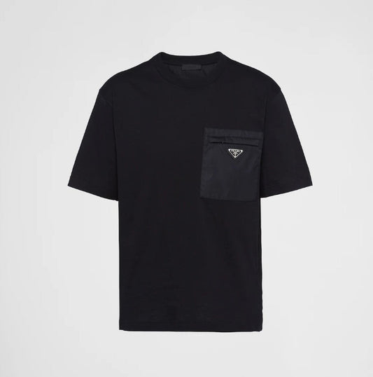 Prada Black Cotton T-shirt with Pocket | T-shirts in Dar Tanzania