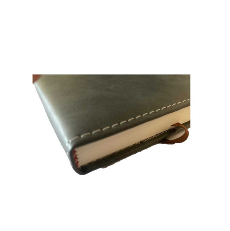 PU Grey Soft Bound 92 Sheets A5 Executive Notebook With Flap Closure