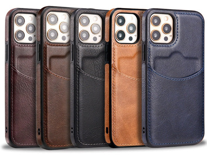 PU Leather Card Holder Cover for Iphone | Phone Covers in Dar Tanzania