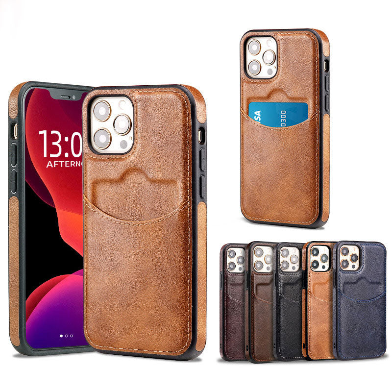 PU Leather Card Holder Cover for Iphone | Phone Covers in Dar Tanzania