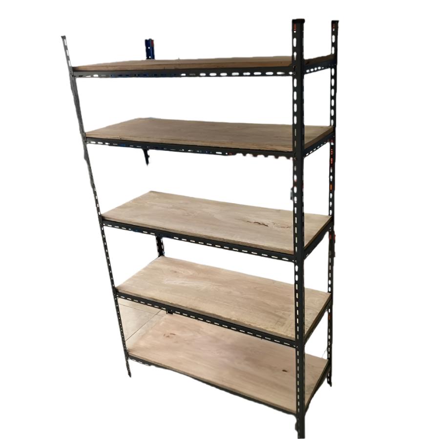 BASIC 5 Tier, Steel Rack With Wood Shelf 200 x 120 x 50cm | Tanzania