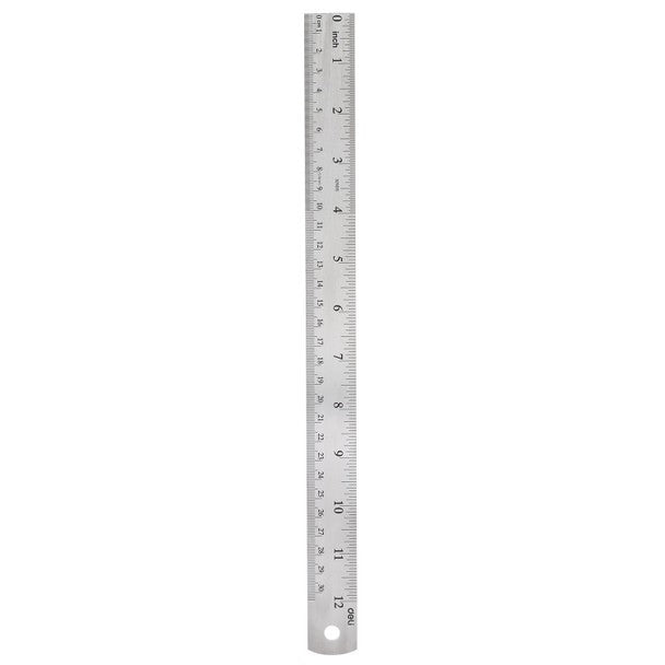 DELI 30cm Steel Ruler | School stationery in Tanzania