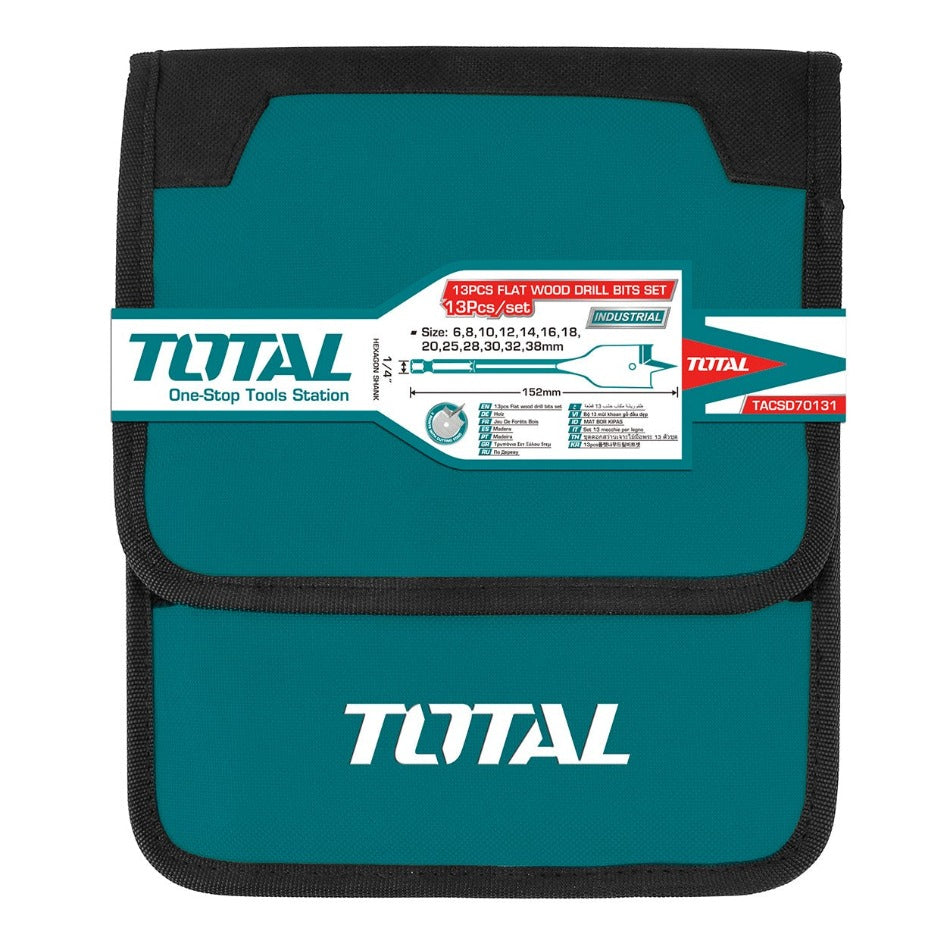 Total 13pc Wood Drill Bit Set TACSD70131 | Drill bits in Dar Tanzania