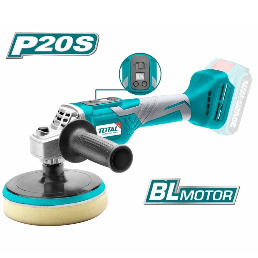 TOTAL 20V Cordless Polisher TAPLI2001 | Car polisher in Dar Tanzania