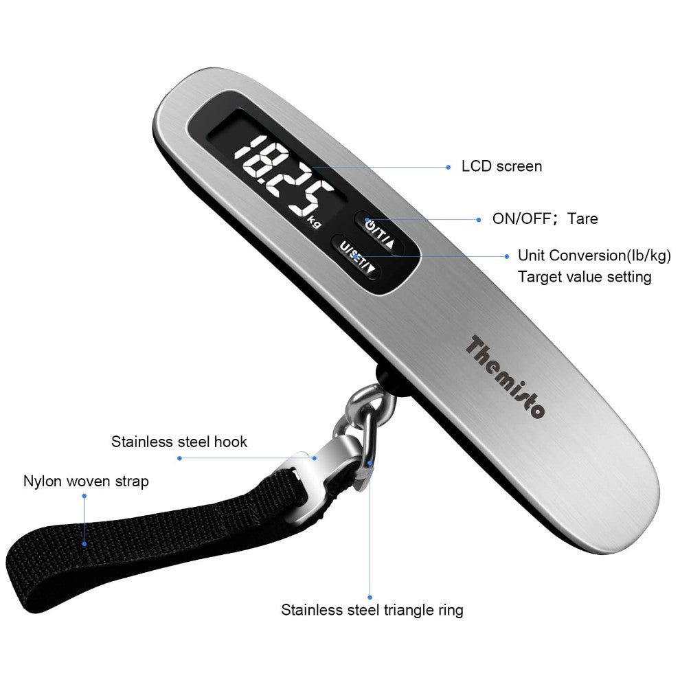 Themisto Portable Digital Electronic Luggage Weigh Scale | Tanzania
