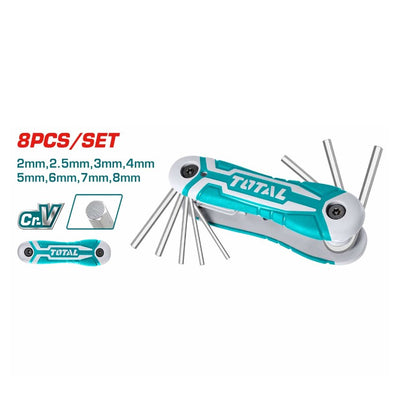 TOTAL THT1061826 8pc Pocket Allen Keys, Hex Keys in Dar Tanzania