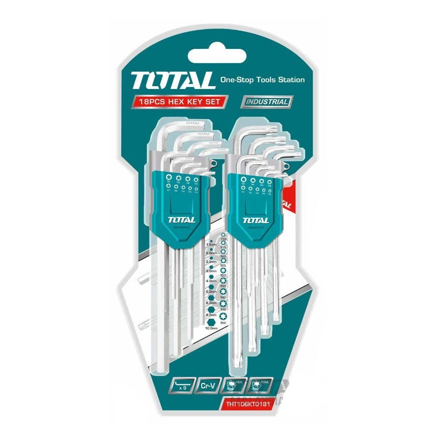 TOTAL THT106KT0181 18pc Hex and Torx Key set in Dar Tanzania