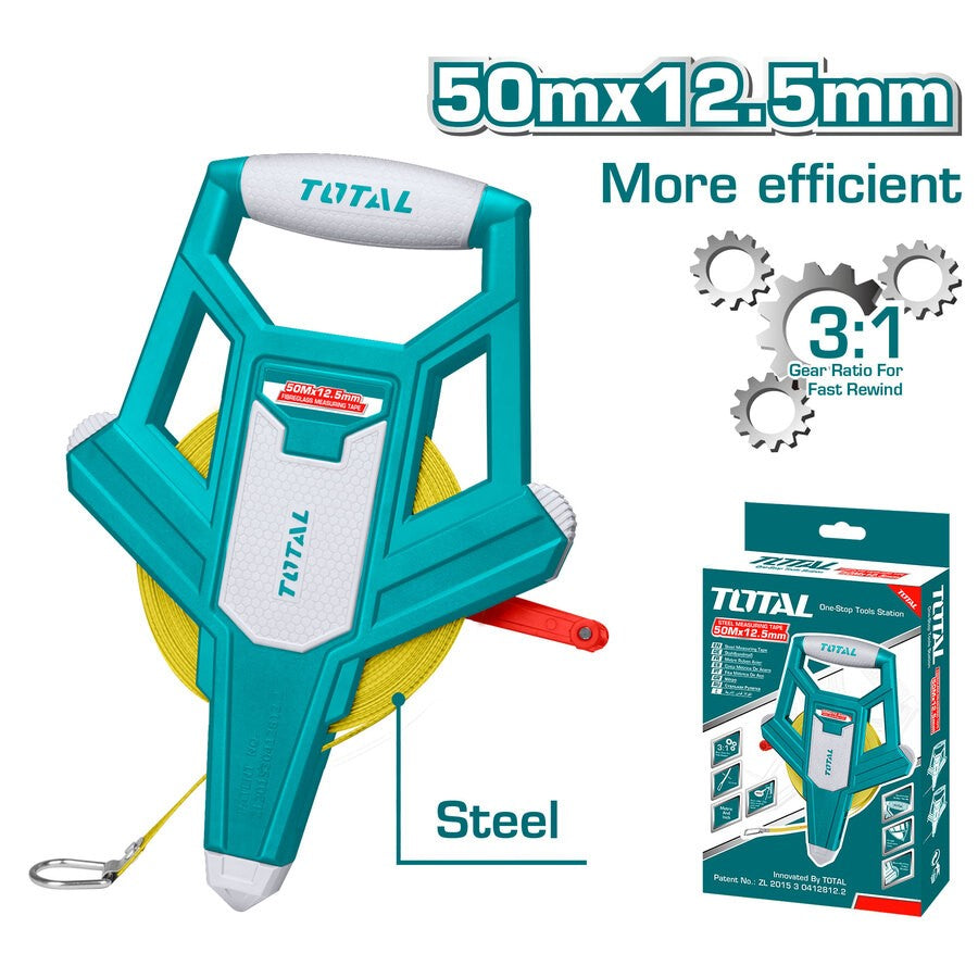TOTAL 50m Steel Measure Tape | Measuring tapes in Dar Tanzania