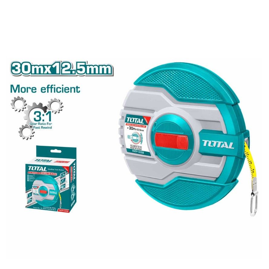 TOTAL 30m Fiberglass Measure Tape | Measuring tapes in Dar Tanzania