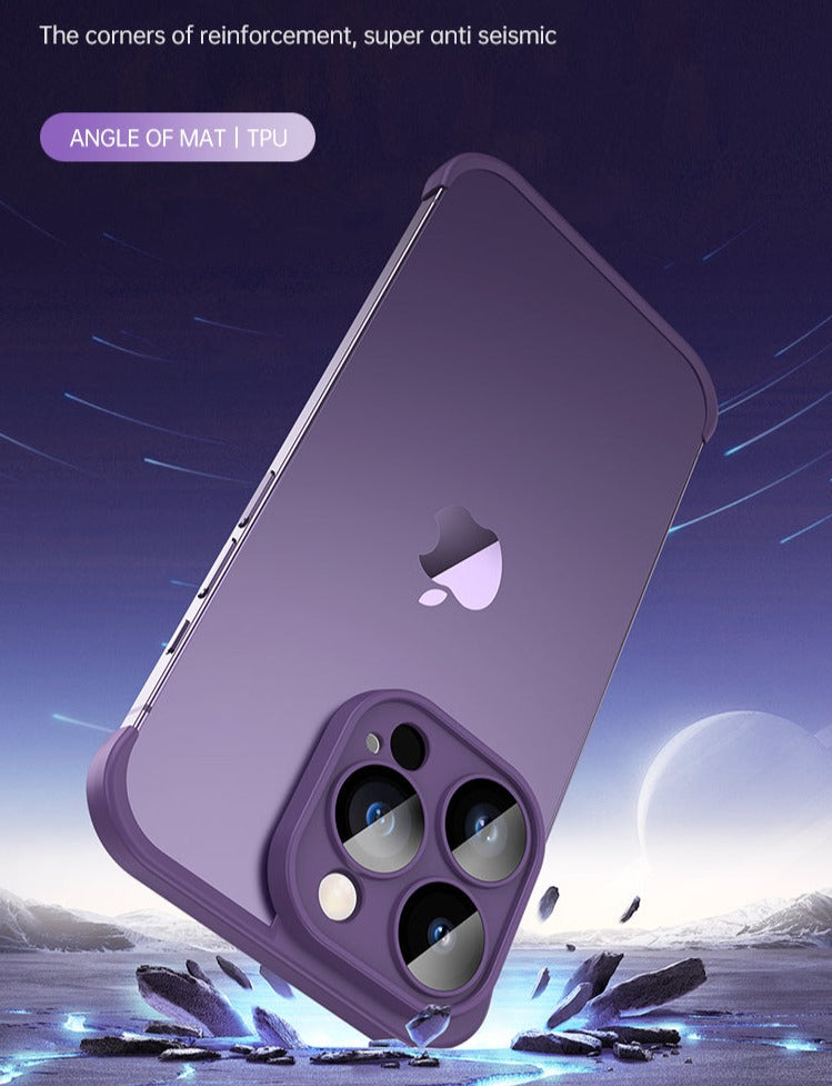 TPU Corners Shockproof Frameless Cushion Pad for iPhone in Tanzania