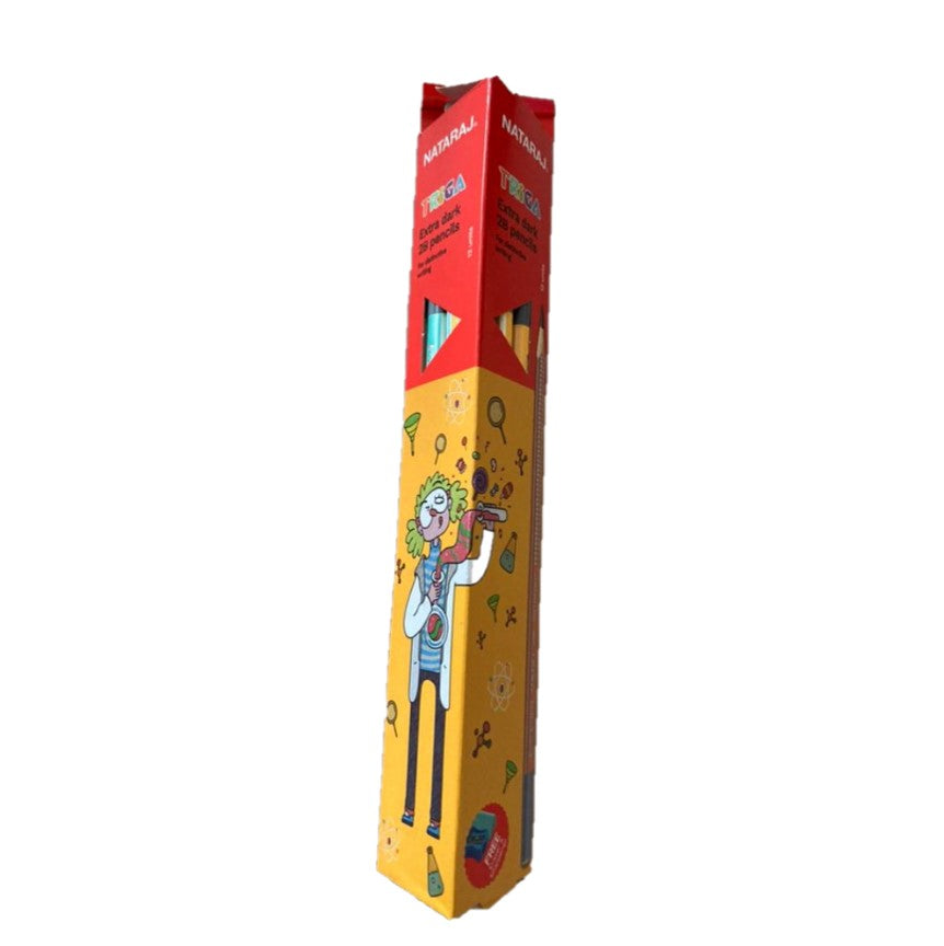NATARAJ Triga Extra Dark 2B Triangular Pencils | Stationery in Dar