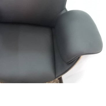 TRIX 106 Premium Wooden Grey PU Swivel Executive Chair in Dar Tanzania