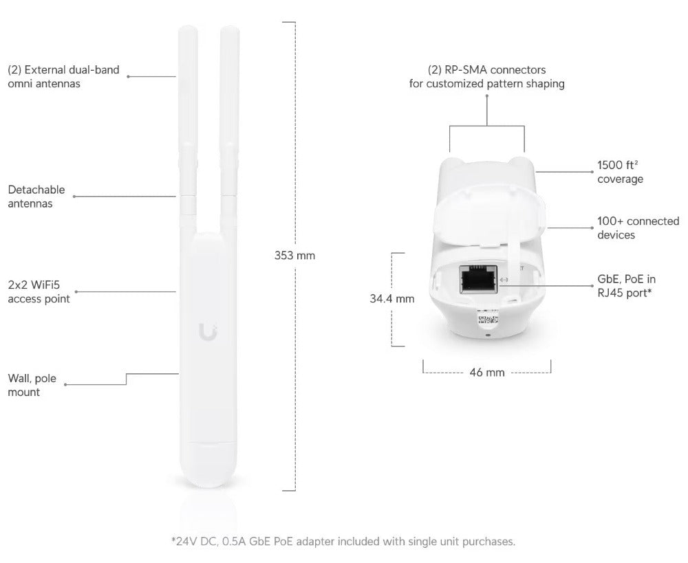 UBIQUITI AC-M Unify Outdoor Wifi Mesh Access Point in Dar Tanzania
