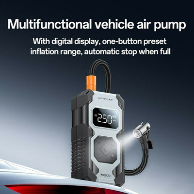 YESIDO Portable Electric Tyre Inflator for Car, Bike or Floats, VC12