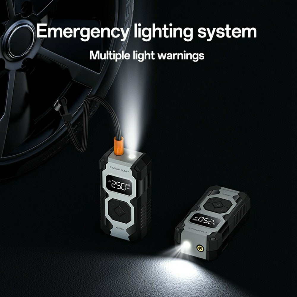 YESIDO Portable Electric Tyre Inflator for Car, Bike or Floats, VC12