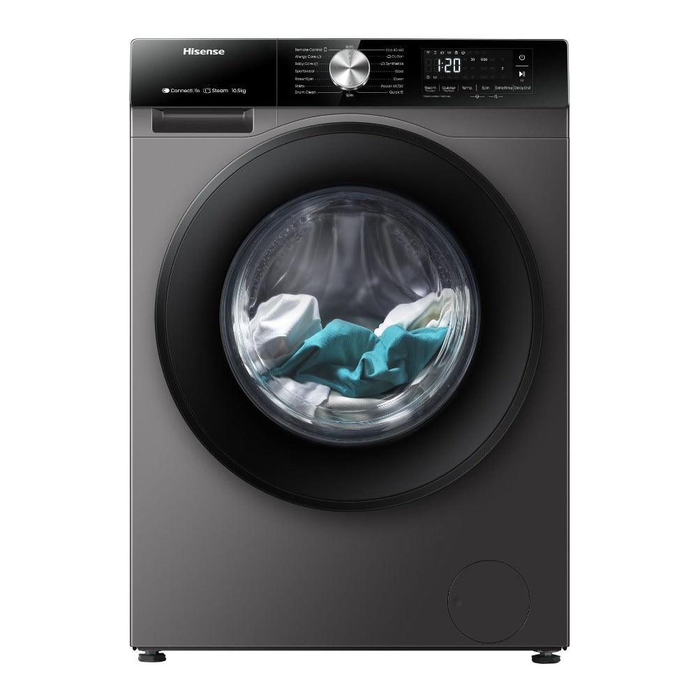 Hisense WF3S1043BT 10.5 kg Silver Washing Machine in Dar Tanzania