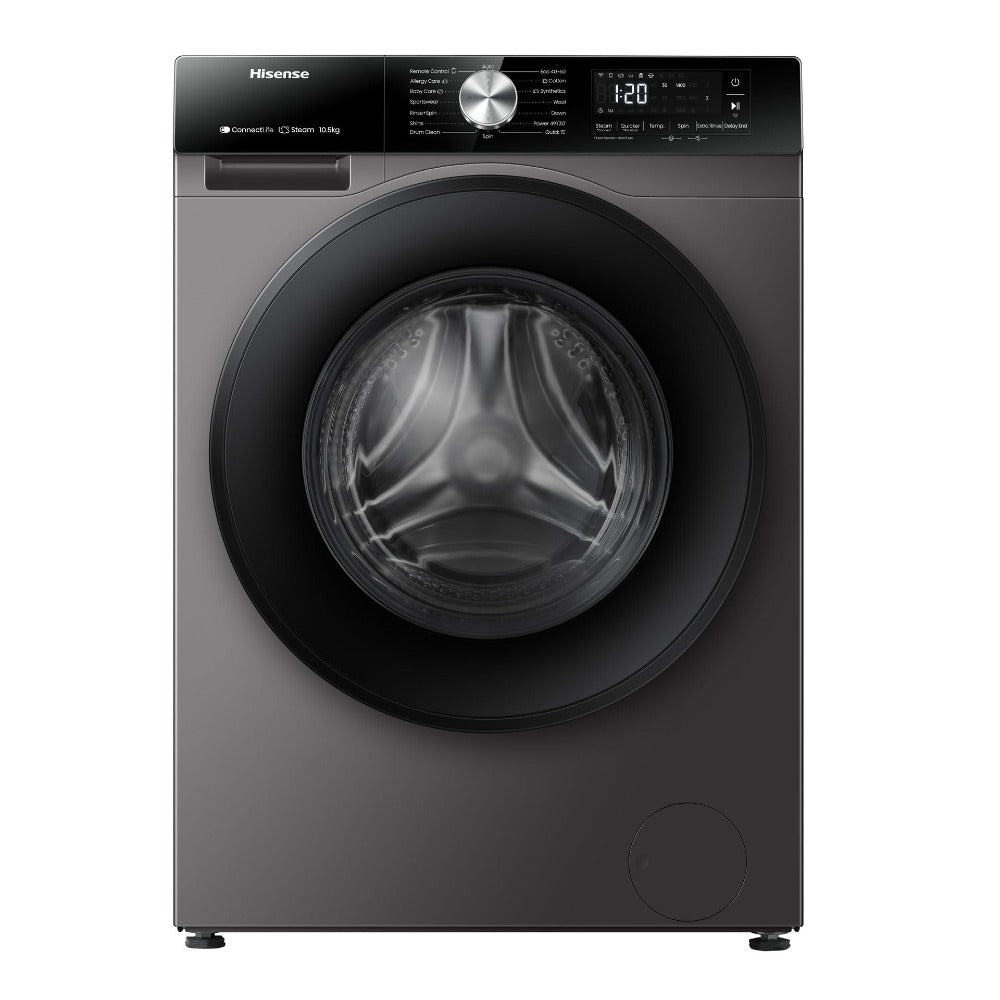 Hisense WF3S1043BT 10.5 kg Silver Washing Machine in Dar Tanzania