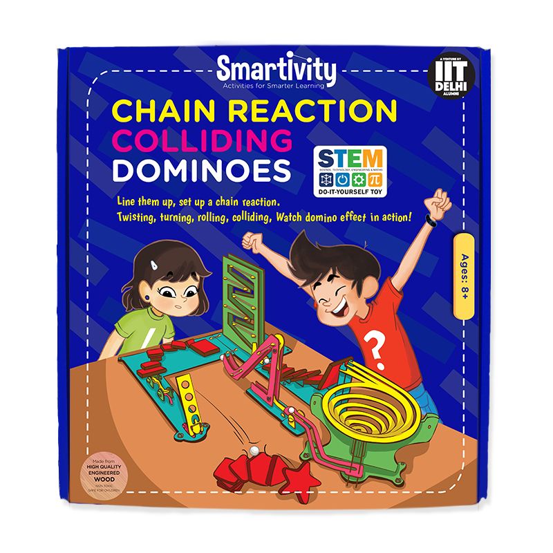 SMARTIVITY Colliding Dominoes Educational DIY Activity Kit SMRT1037